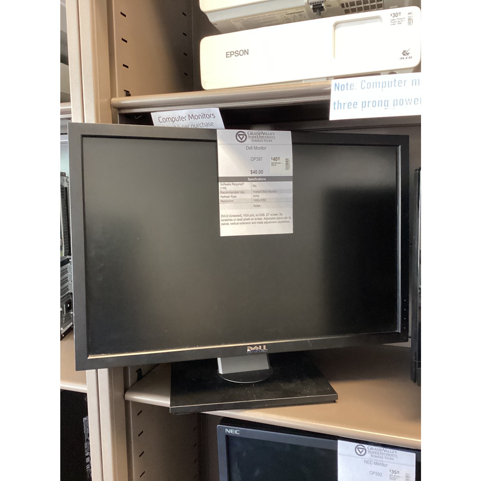 Dell Monitor - E2210