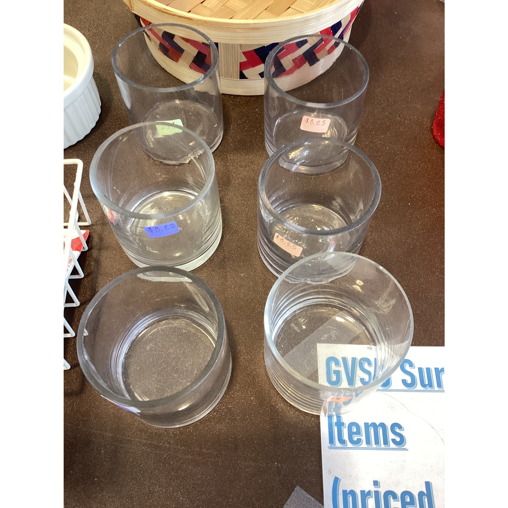 Small Glass Cups GVSU Surplus Store