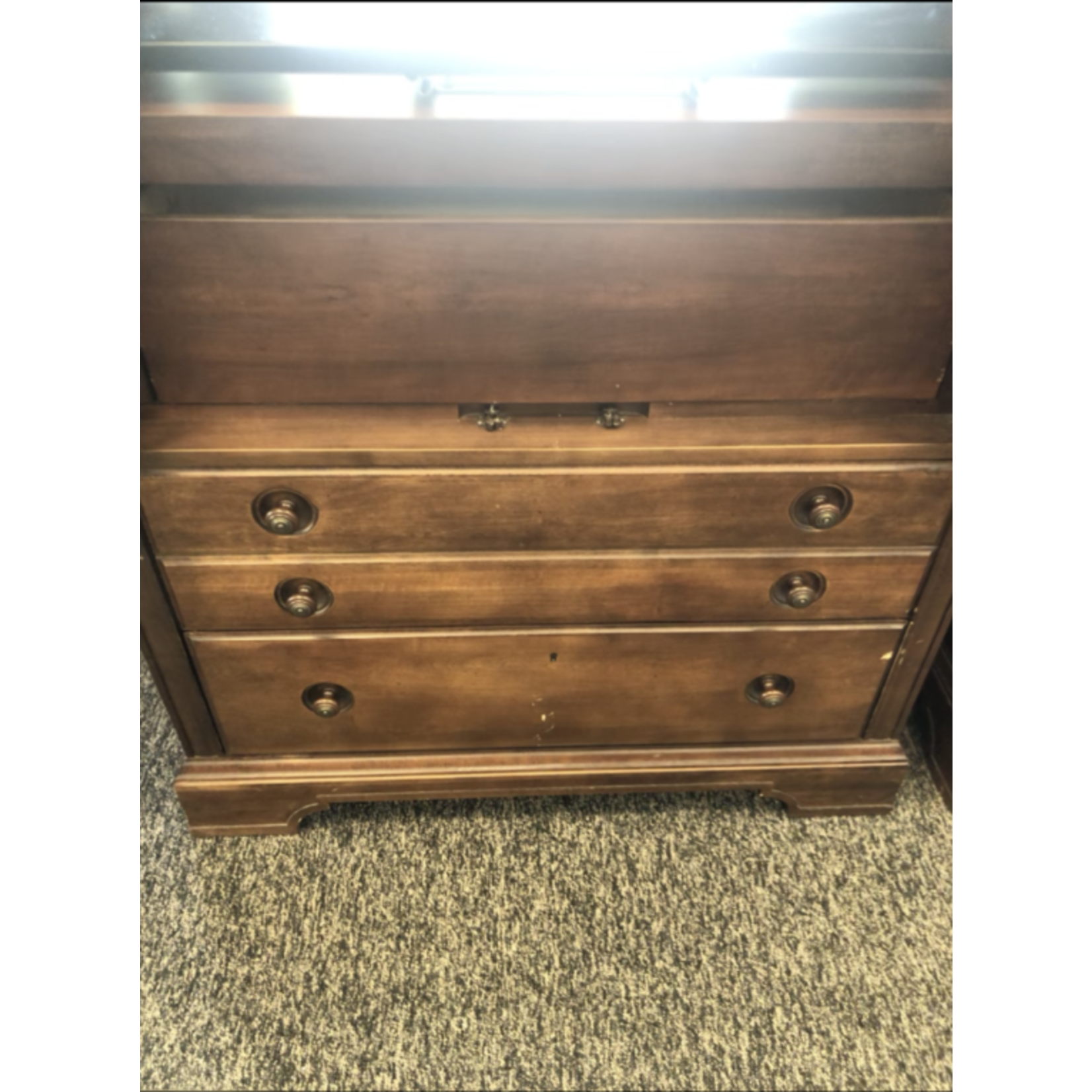 Knob Handle Wooden Armoire