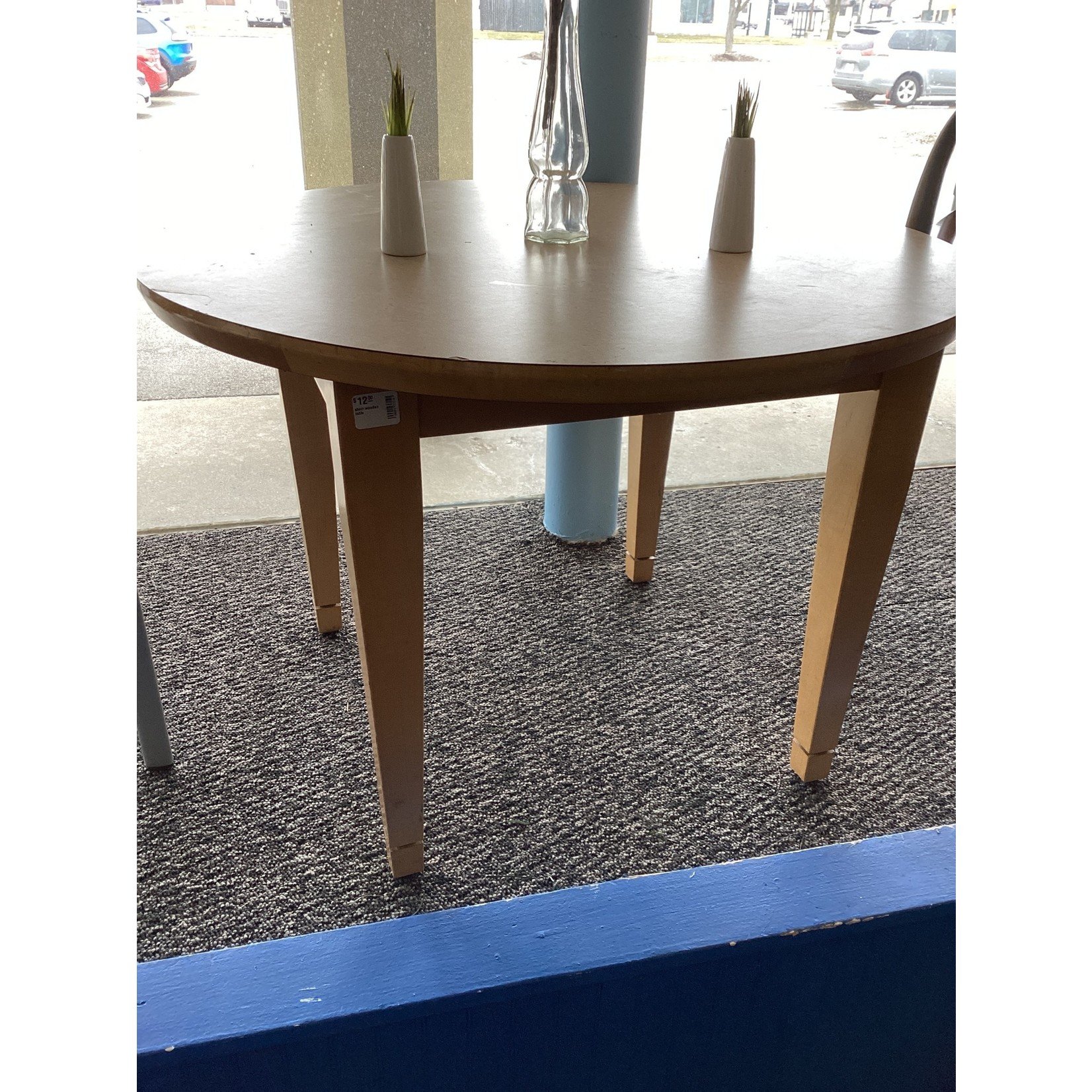 Short Wooden Table