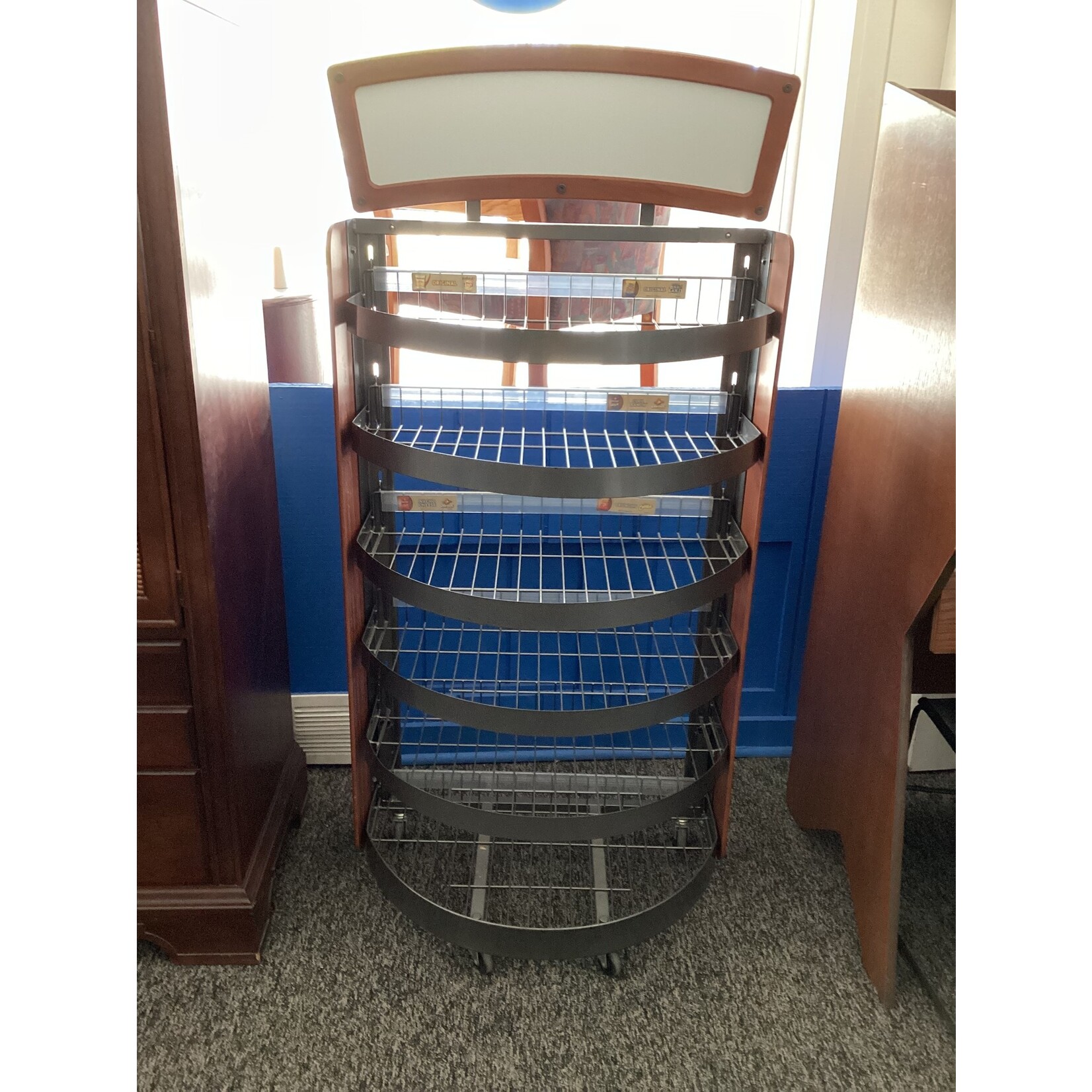 6 Shelf Snack/bakery organizer stand (Large) - GVSU Surplus Store