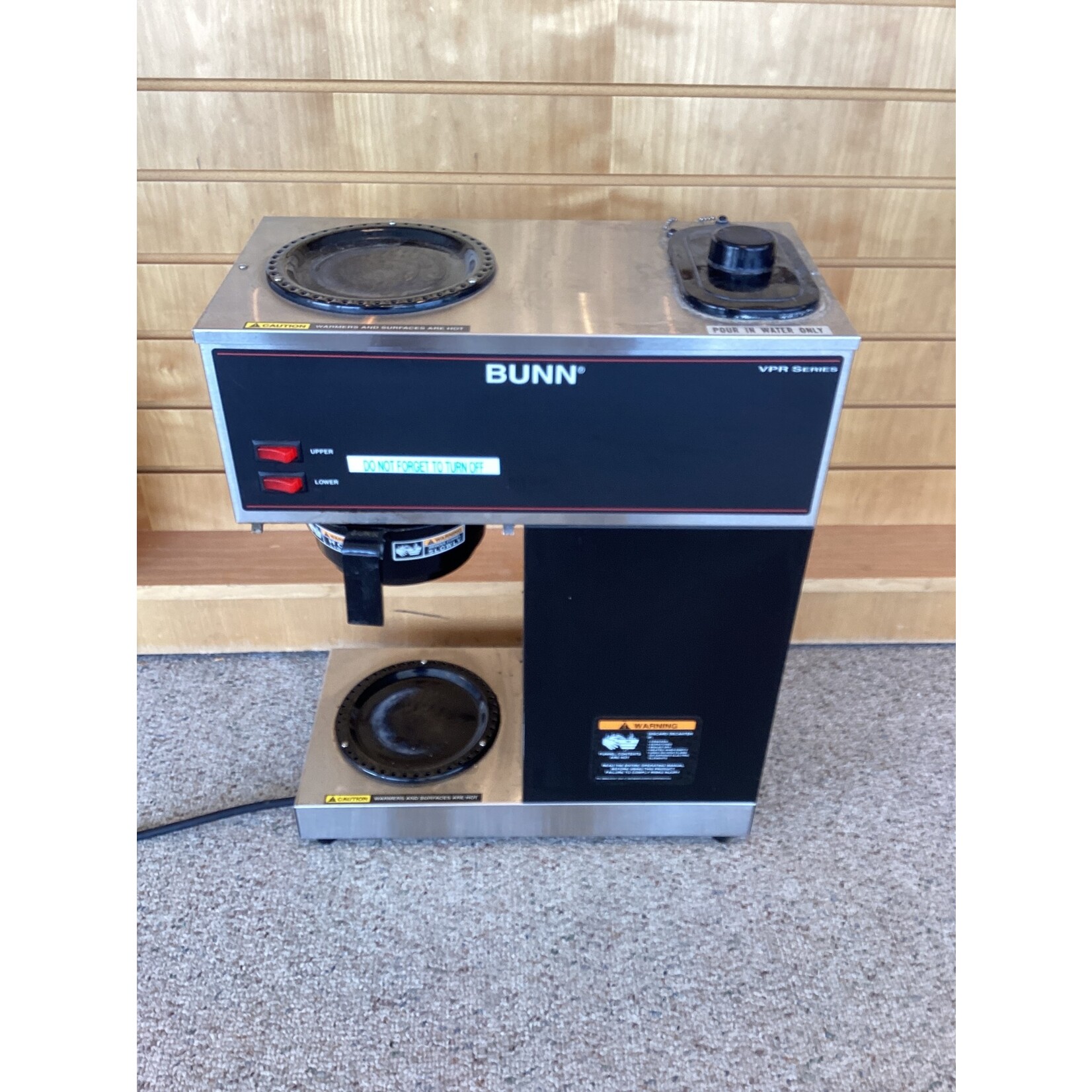 Bunn Coffee Machine Instructions 