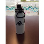 White Adidas Metal Water Bottle