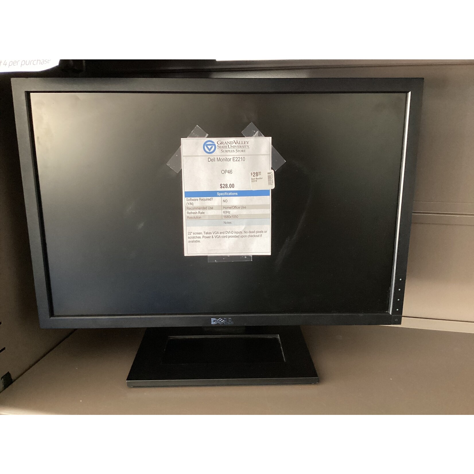 Dell Monitor E2210