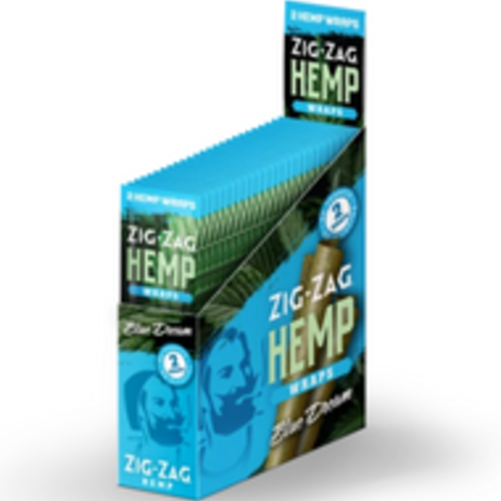 Zig-Zag Hemp Wraps BLUE DREAM | 25 Pouches per Box | 2 Wraps per Pouch