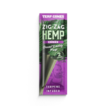 Zig-Zag Terpene Infused Hemp Cones | 2 Cones per Pack | Grand Daddy Purp single