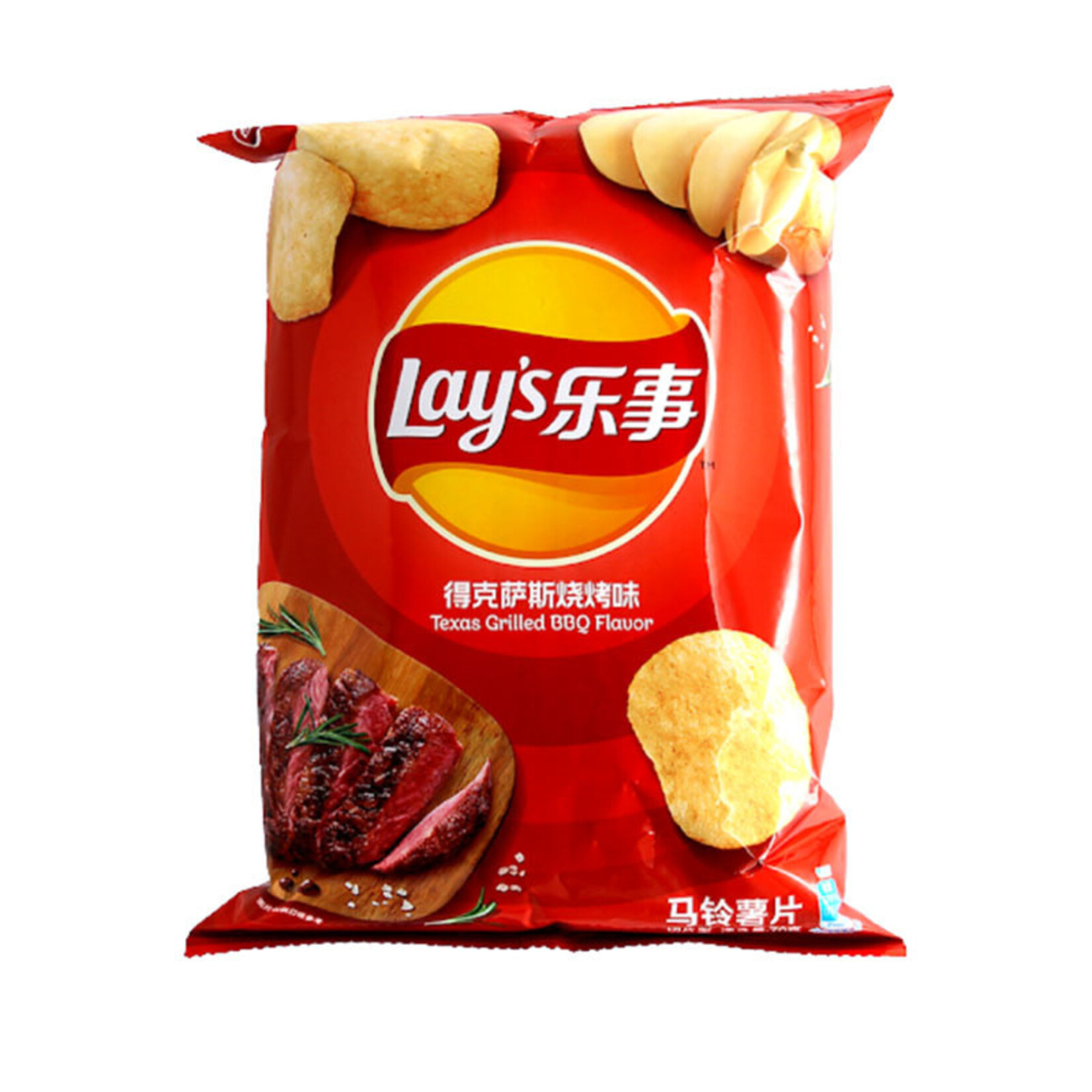 Lays Chips-Texas Grilled BBQ