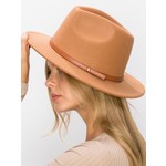 Sadie Panama Wide Brim Hat, taupe