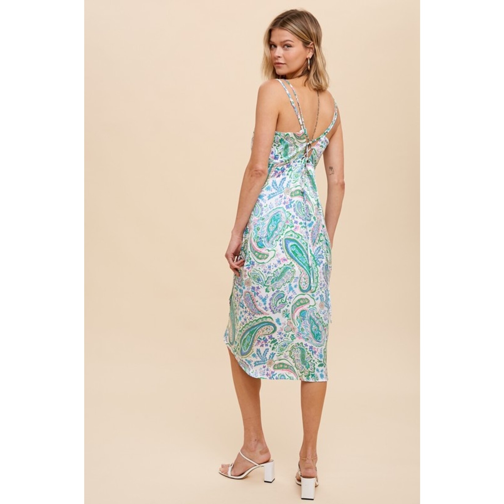 Linny Paisley Midi Dress Arie Layne Boutique