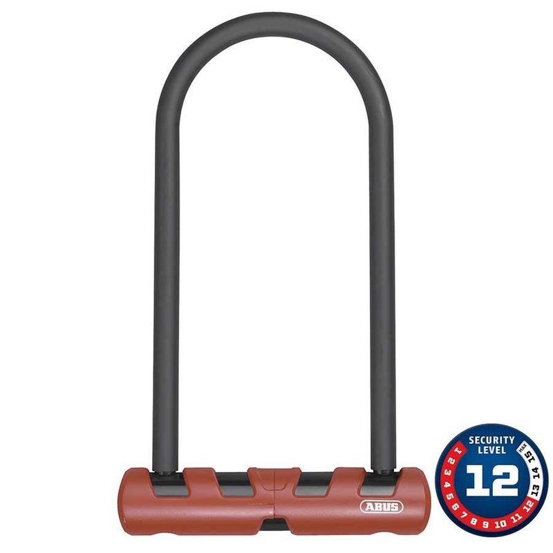 Abus ABUS, Ultimate, U-Lock and Cable For Ebike, 14 mm x 160 mm x 230 mm (14 mm x 6.3'' x 9''), 10 mm x 120 cm (10 mm x 4') Cable, With USH Bracket, 420