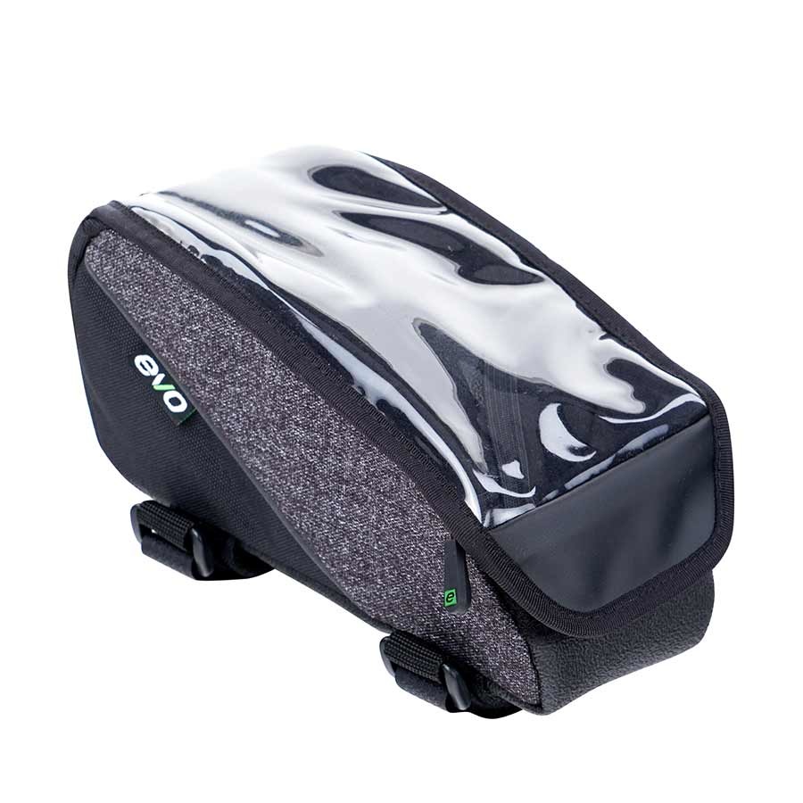 Delta Top Tube Phone Bag - Black/Silver