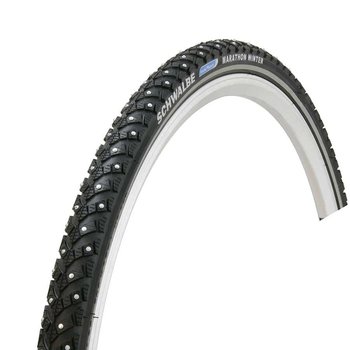 Non-Teslica Schwalbe, Marathon Winter Plus, Tire, 26''x2.00, Wire, Clincher, Winter, SmartGuard, 67TPI, Black