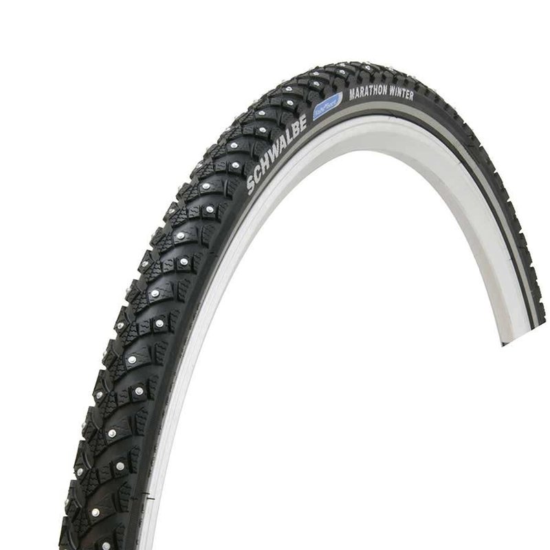 Schwalbe Schwalbe, Marathon Winter Plus, Tire, 26''x2.00, Wire, Clincher, Winter, SmartGuard, 67TPI, Black