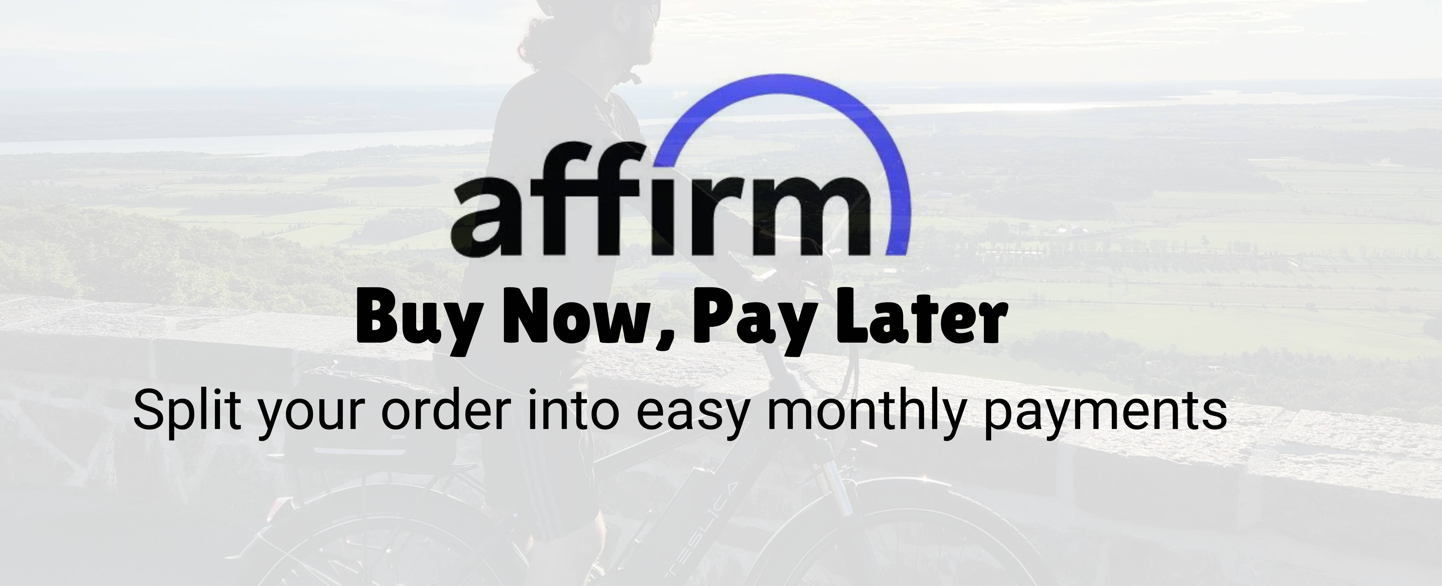 Financing options are now available.