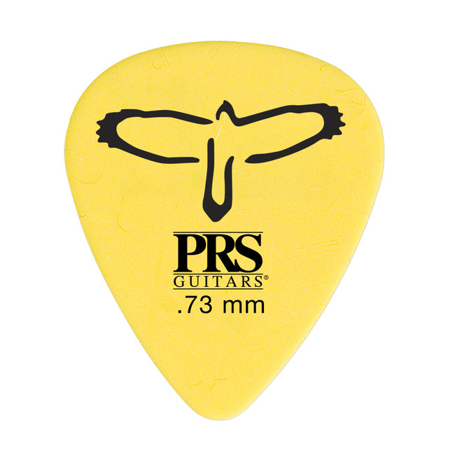 PRS Delrin Picks (12), Yellow 0.73mm