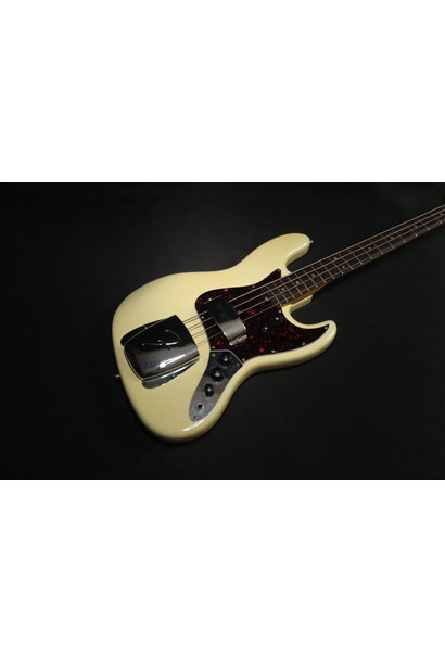 1965 Fender Jazz Bass Olympic White Refinished (Used)