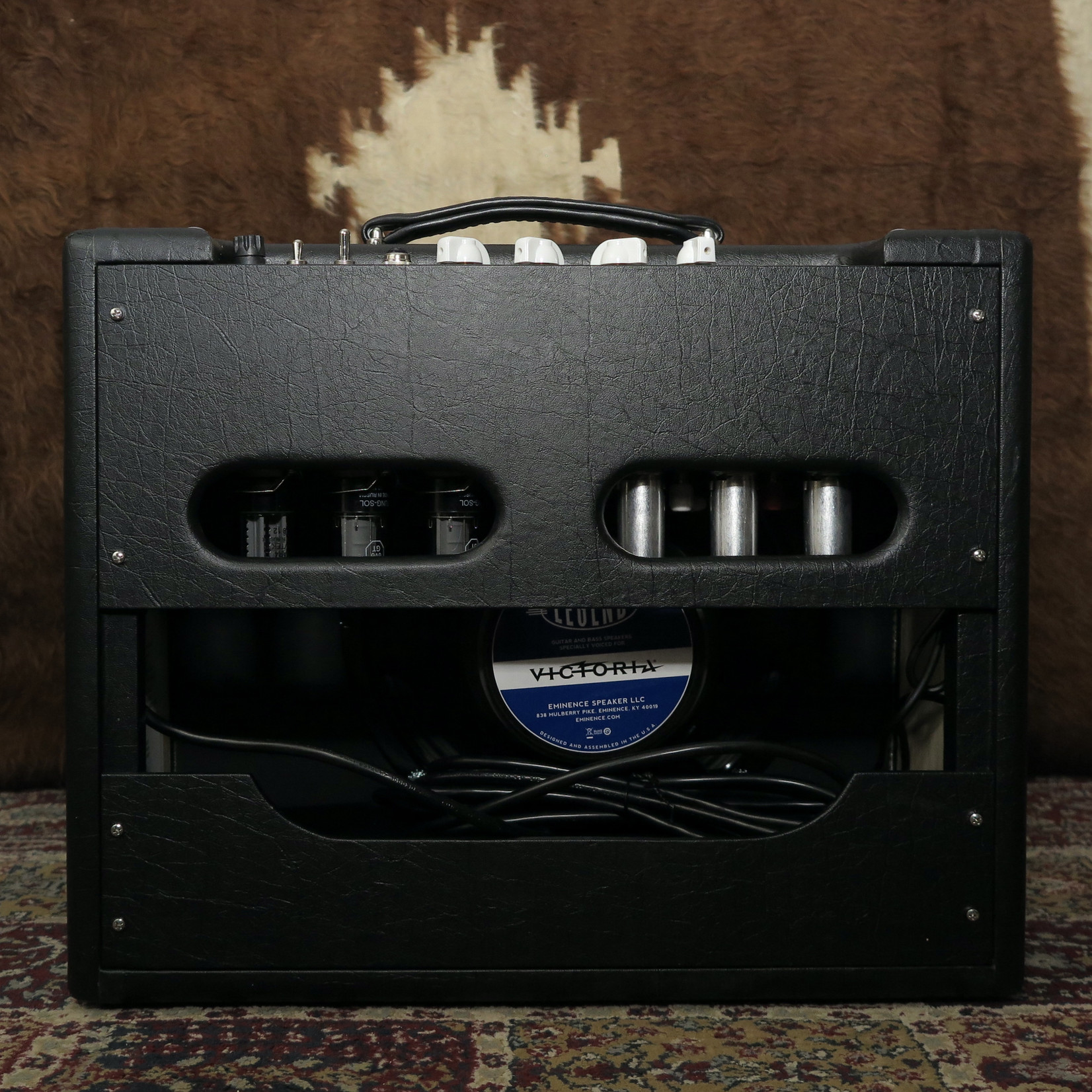 Victoria Amplifier Victoria Amplifier Club Deluxe 20W 1x12 Combo, Black Tolex, Half Power Switch