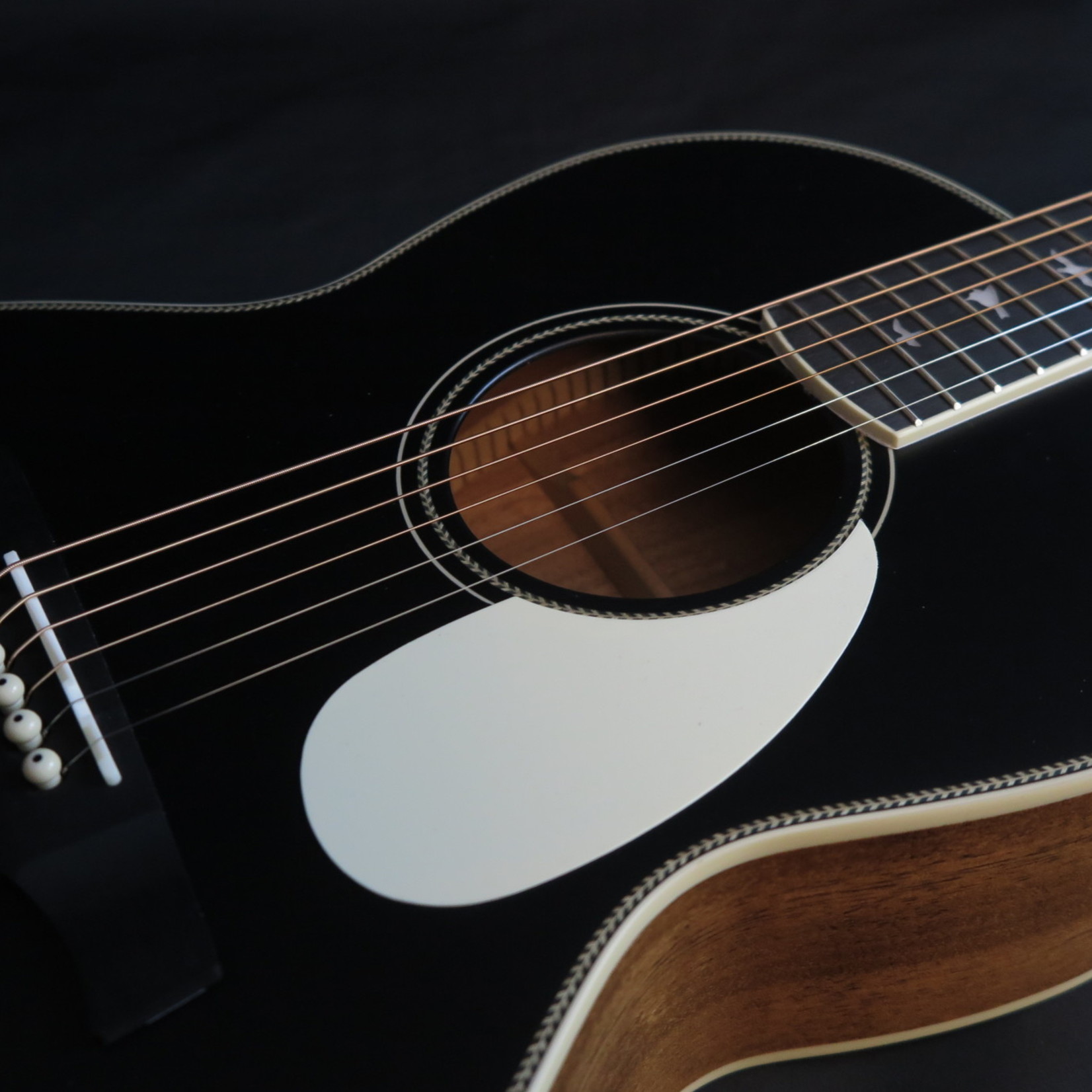 Paul Reed Smith PRS SE P20 Parlor Acoustic Guitar - Satin Black Top