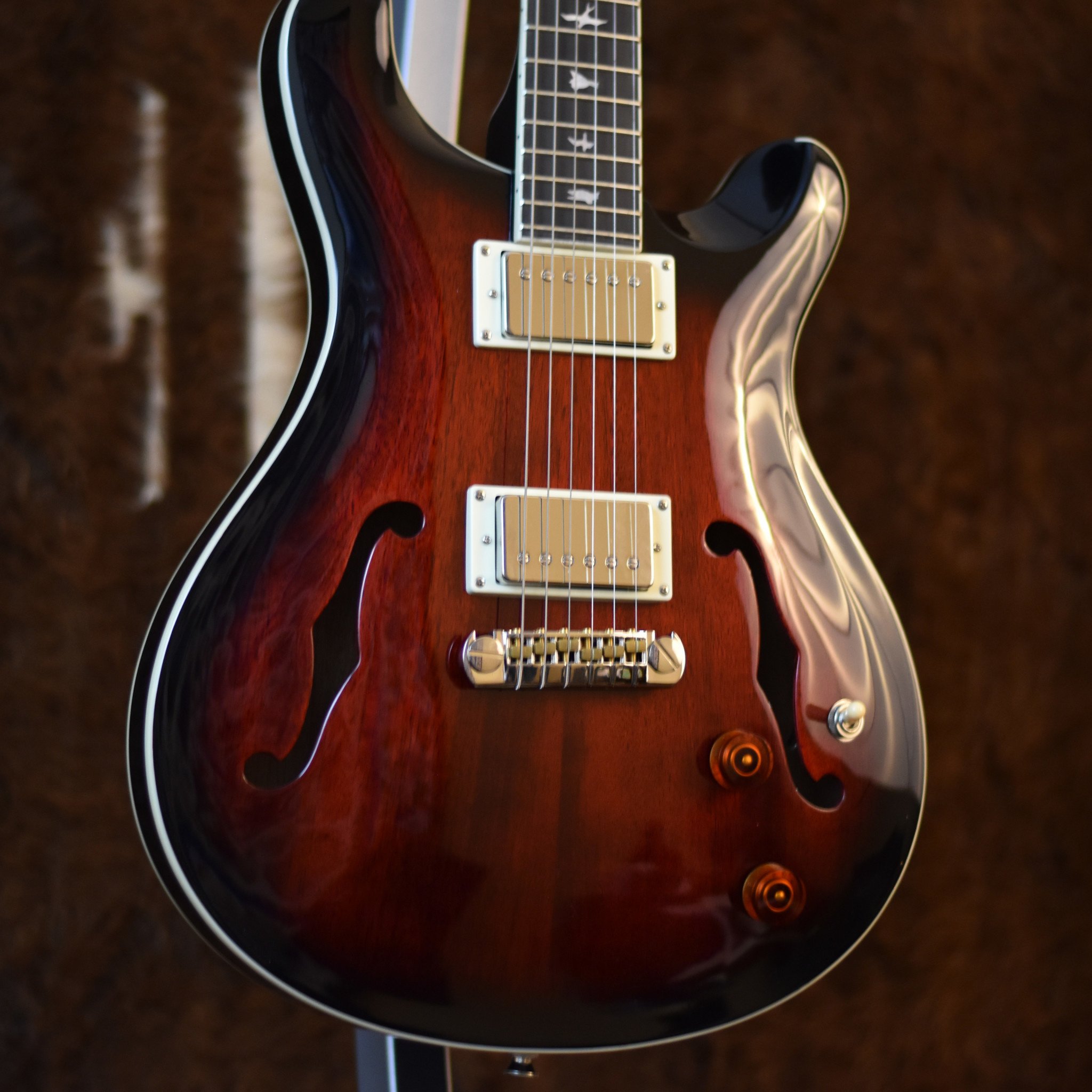 PRS SE Hollowbody Standard Fire Red Burst