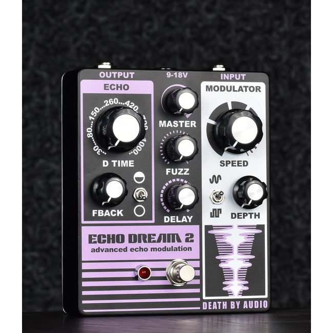 Death By Audio Echo Dream 2 Fuzz/Delay/Reverb/Modulation Pedal