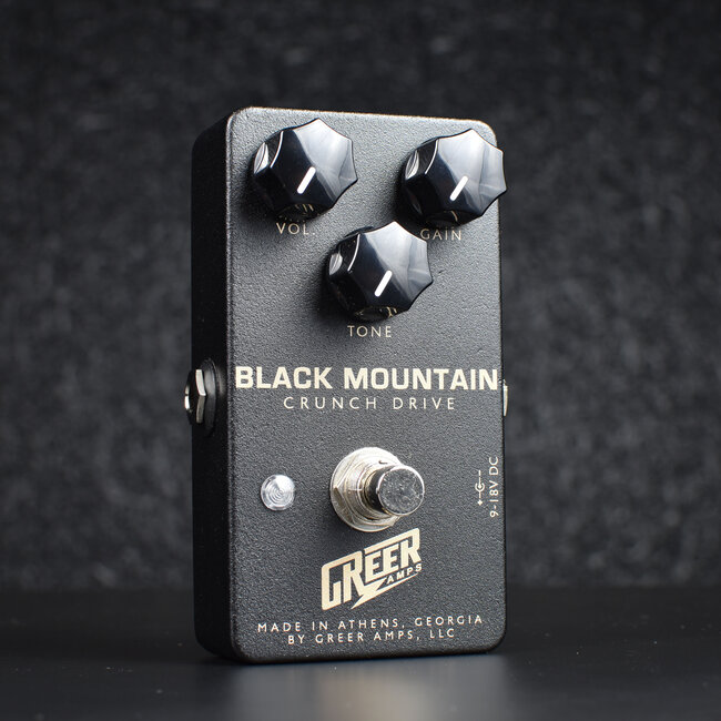 Greer Amps Black Mountain Crunch Drive Pedal