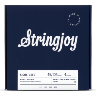 Stringjoy Stringjoy SJ-BA45105SS Light Gauge (45-105) 4 String Short Scale Nickel Wound Bass Guitar Strings