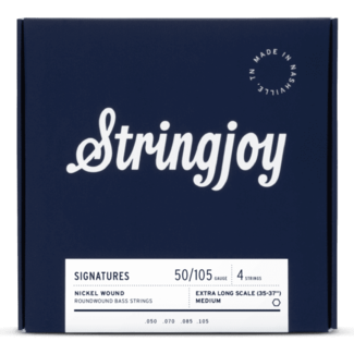 Stringjoy Stringjoy Medium Gauge (50-105) 4 String Medium Scale Nickel Wound Bass Guitar Strings