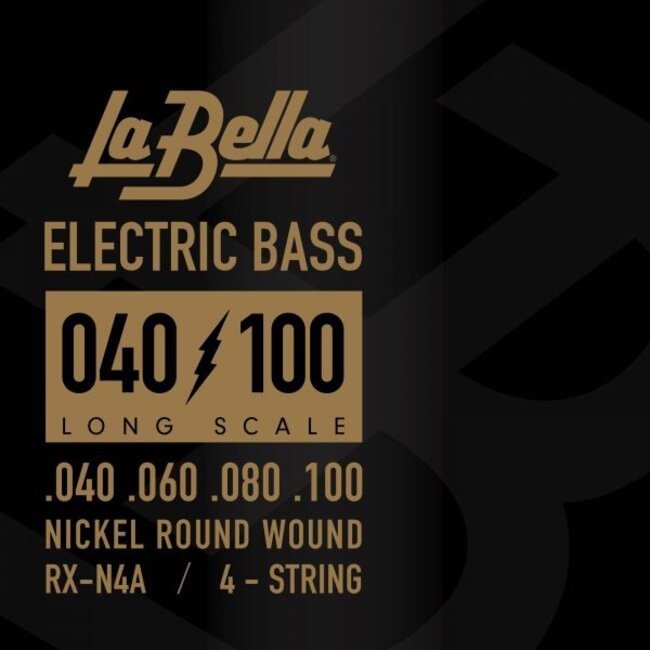 La Bella RX-N4A Bass Rx Series, Nickel, 4-String, .040 - .100