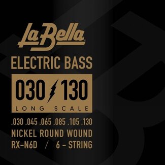 La Bella La Bella RX-N6D-XL Bass Rx Series, Nickel, 6-String, .030 - .130