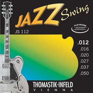 Thomastik-Infeld Thomastik-Infeld JS112 Jazz Swing Nickel Flat-Wound Guitar Strings - Medium Light (12-50)