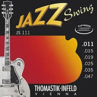 Thomastik-Infeld Thomastik-Infeld JS111 Jazz Swing Nickel Flat-Wound Guitar Strings - Light (11-47)