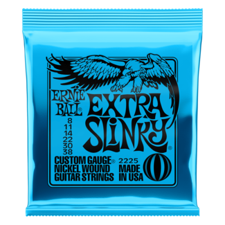 Ernie Ball Extra Slinky Nickel Wound Electric Guitar Strings - 8-38 Gauge