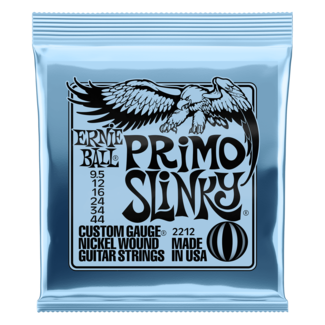 Ernie Ball 2212 Primo Slinky Nickel Wound Electric Guitar Strings - 9.5-44 Gauge