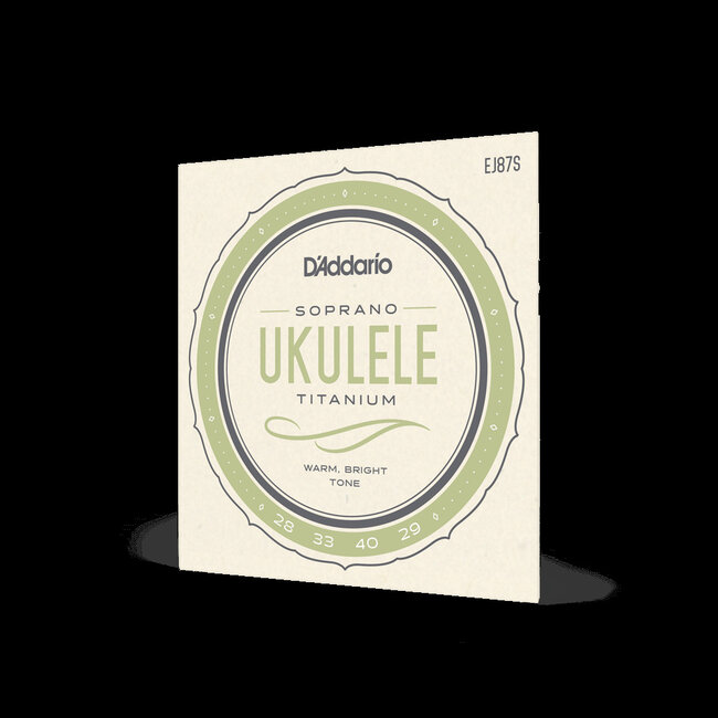 D'Addario EJ87S Titanium Ukulele Strings, Soprano