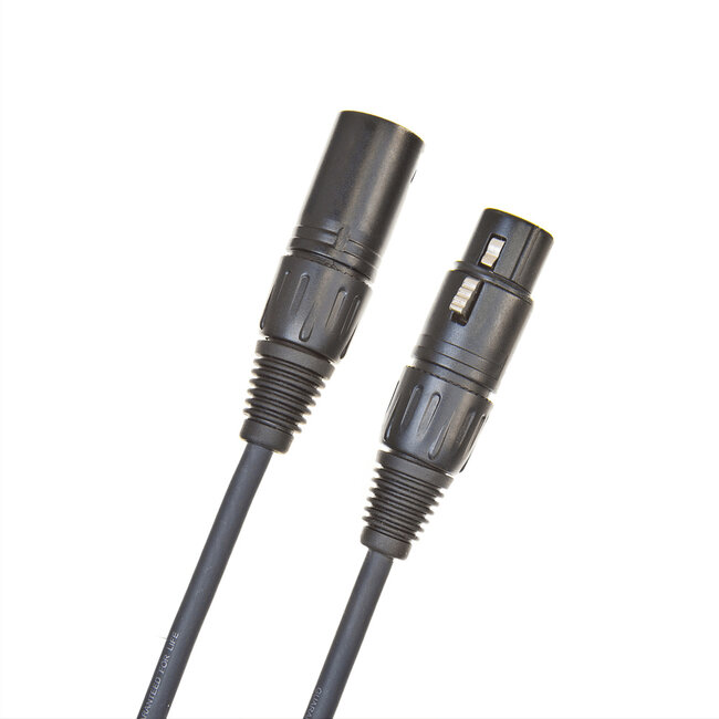D'Addario PW-CMIC-25 Classic Series XLR Microphone/Powered Speaker Cable, XLR to XLR - 25 feet