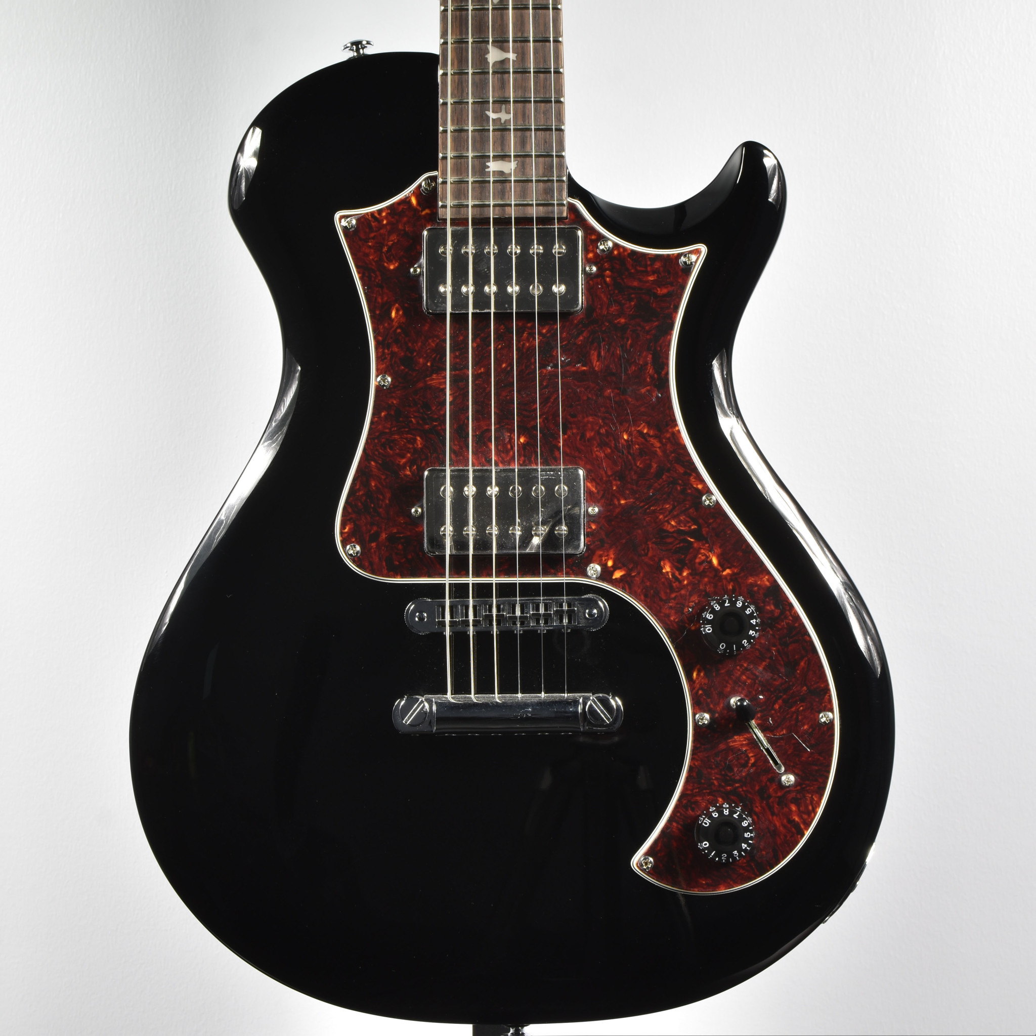 PRS 2021 SE Starla Stoptail - Black w/ Tortoise Guard - Baltimore