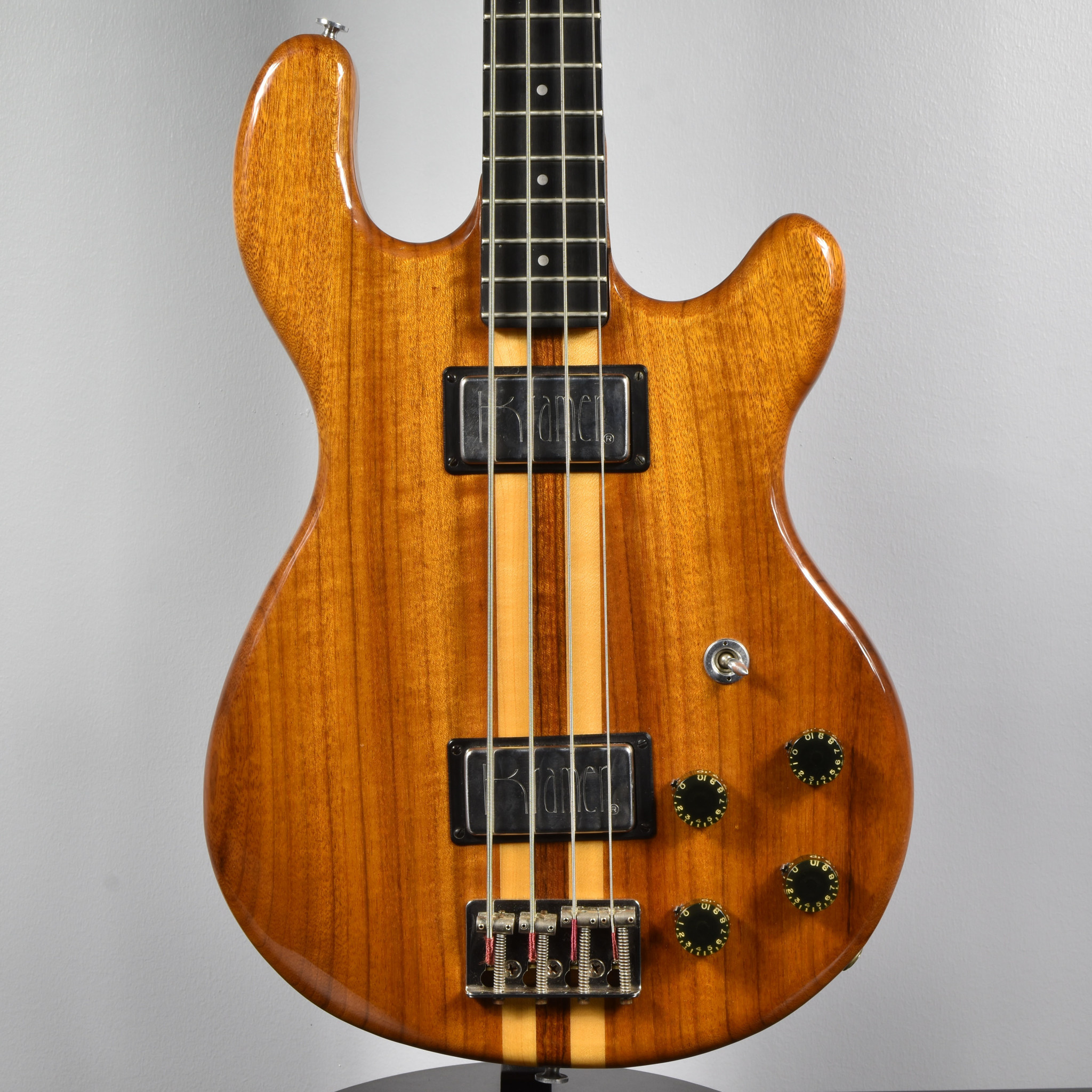 Kramer Late '70s 450-B Aluminum Neck Electric Bass - Natural