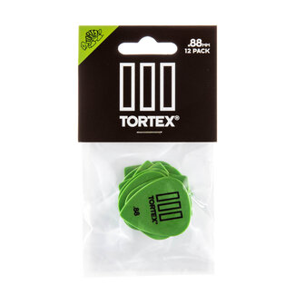 Dunlop Tortex TIII Guitar Picks - .88mm Green (12-pack)