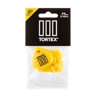 Dunlop Tortex TIII Guitar Picks - .73mm Yellow (12-pack)