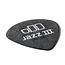 Dunlop 482P088 Tortex Pitch Black Jazz III Guitar Picks, .88mm (12-Pack)