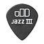 Dunlop 482P114 Tortex Pitch Black Jazz III Guitar Picks, 1.14mm (12-Pack)