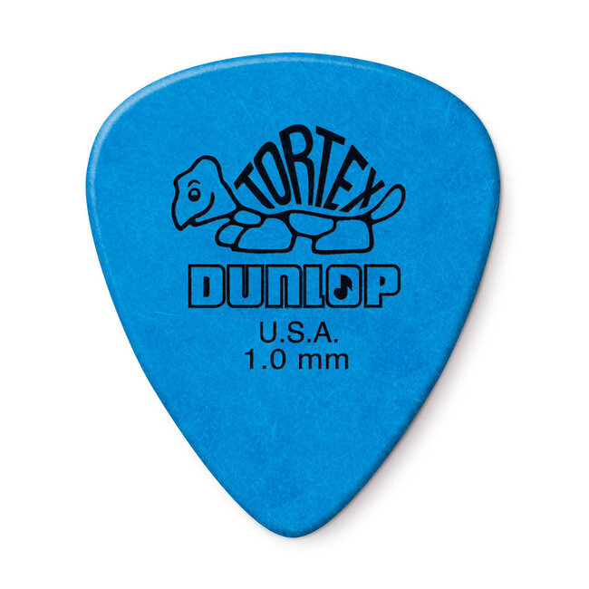 Dunlop Tortex Standard Guitar Picks - 1.0mm Blue (12-pack)