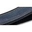 Taylor Blue Denim Strap, Navy Leather Edges, 2.5" Embossed Logo