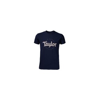 Taylor Taylor Men's Two-Color Logo T, Navy - XXXL