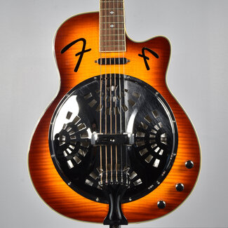 Fender FR-50CE Cutaway Acoustic-Electric Resonator Guitar - Sunburst (Used)
