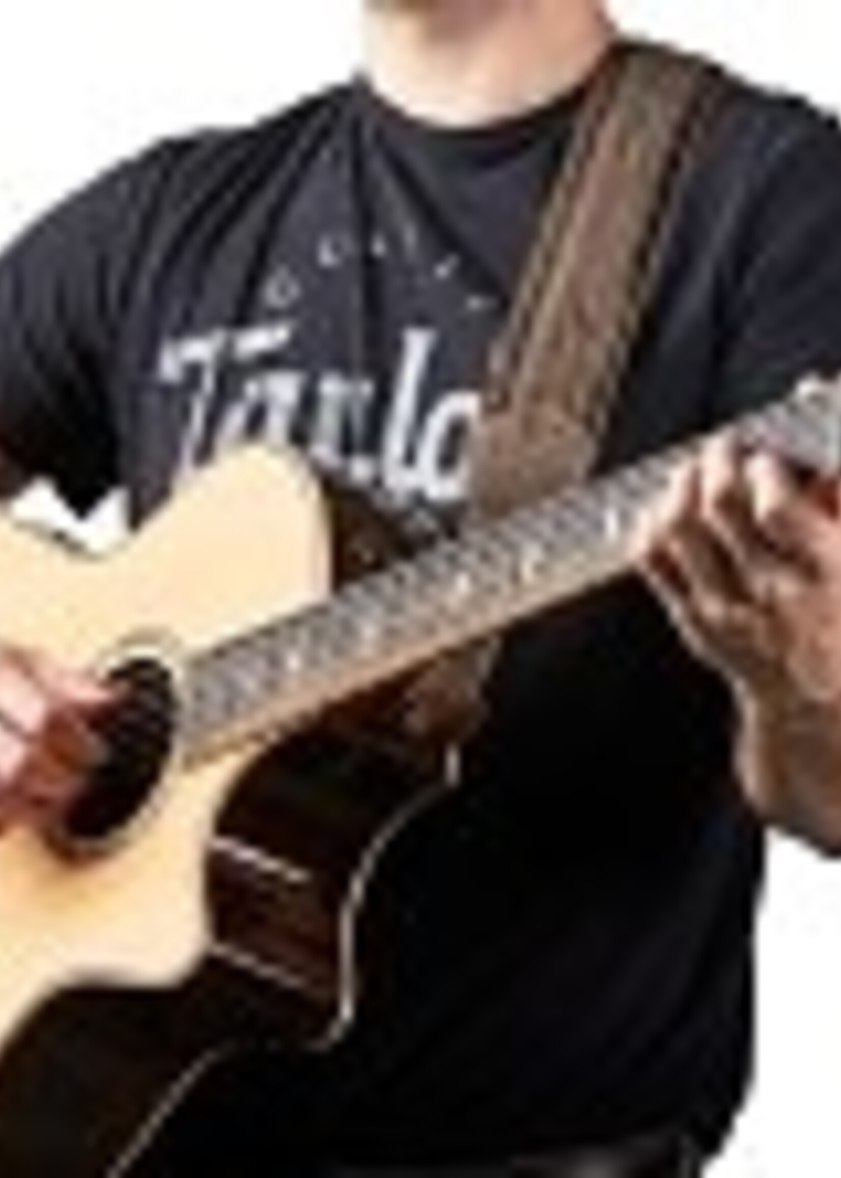 Taylor Taylor Element Distressed Leather Strap, 2.5” Dark Brown