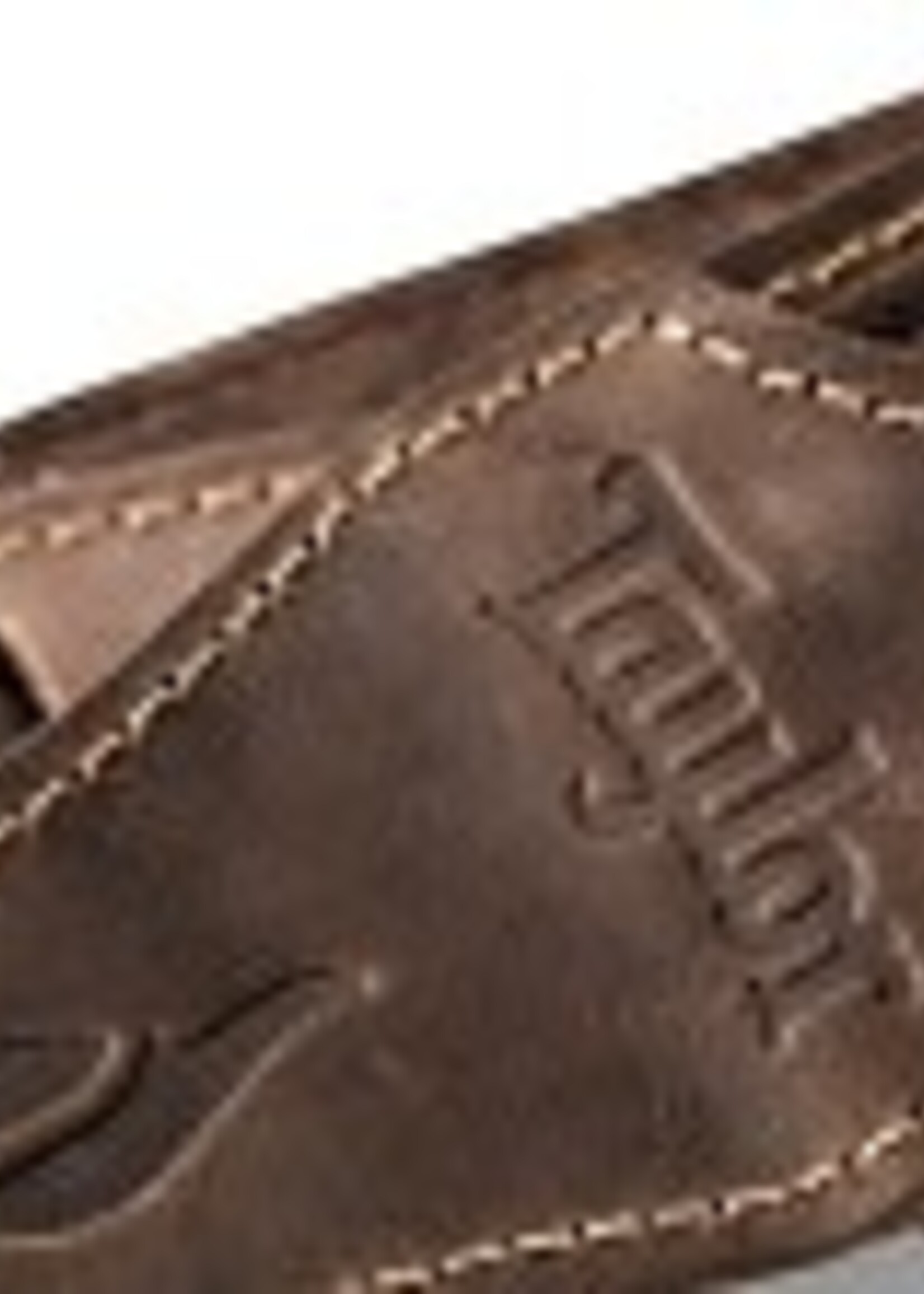 Taylor Taylor Element Distressed Leather Strap, 2.5” Dark Brown