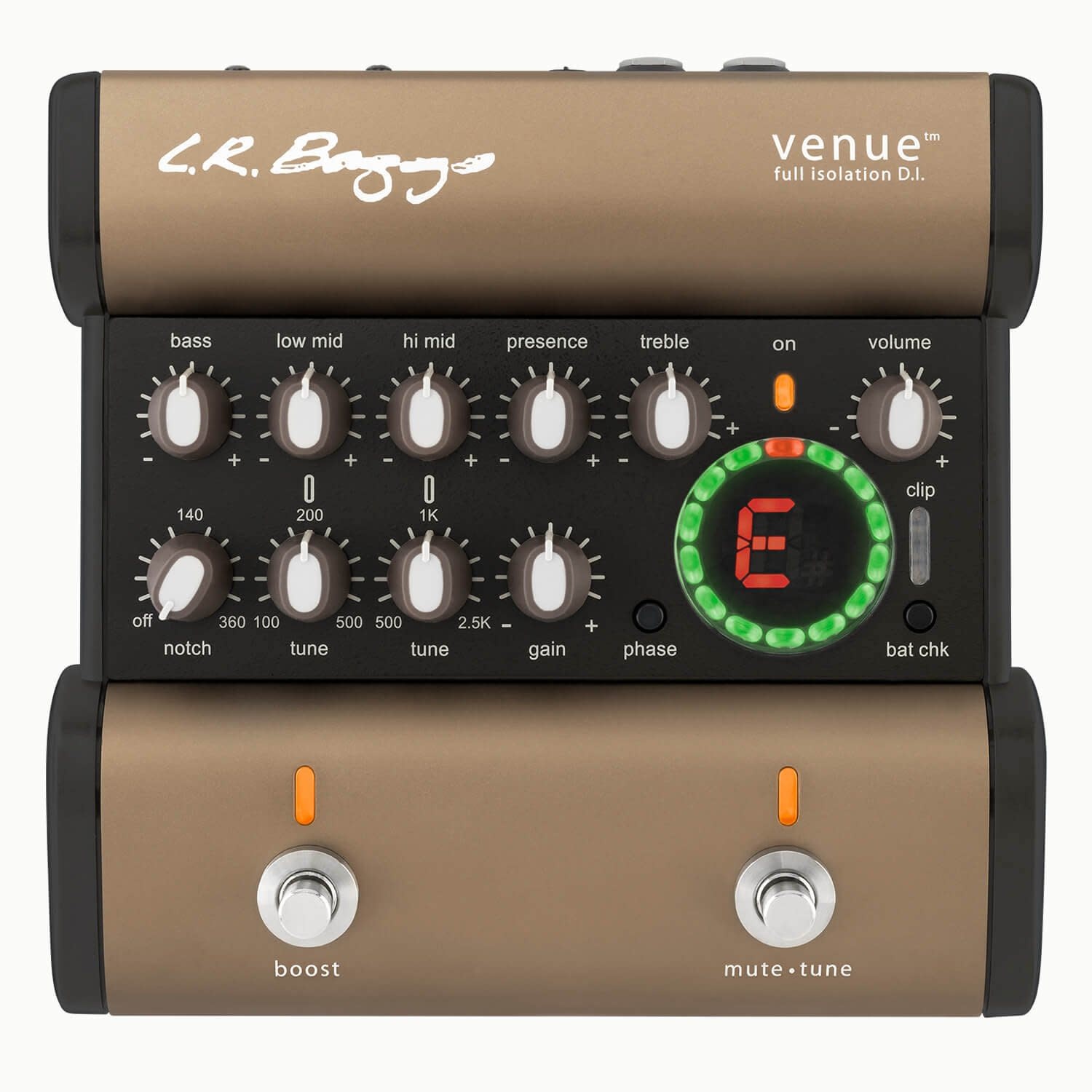 LR Baggs Venue DI Acoustic Guitar Preamp DI/EQ/Tuner Pedal