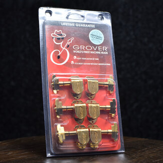 Grover 150G Imperial 3x3 Tuner Set, Gold