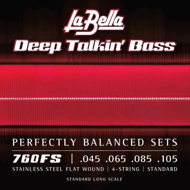 La Bella 760FS Deep Talkin' Bass, Flats - Standard 45-105
